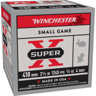 Product Name: WINCHESTER AMMO 410ga 2.5 1245fp 1/2 oz #4 HB 25/bx 10/cs