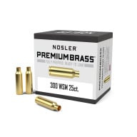 Nosler Brass 300 Winchester Short Mag (WSM) Unprimed Box of 25