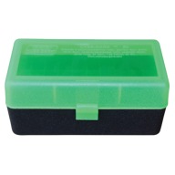 MTM RIFLE FLIP-TOP 50rd WSM/3855/4570 CLR-GRN/BLK
