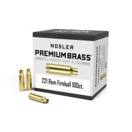 Nosler Brass 221 Remington Fireball Unprimed Box of 100