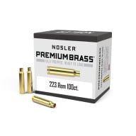 Nosler Brass 223 Remington Unprimed Box of 100
