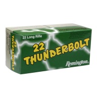 Product Name: REMINGTON AMMO 22LR 40gr RN THUNDERBOLT 50/bx 100/cs