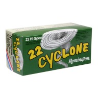Product Name: REMINGTON AMMO 22LR 36gr HP CYCLONE 50/bx 100/cs