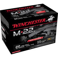WINCHESTER AMMO 22LR M-22 40gr BLK PLATED LDRN 1000/bx