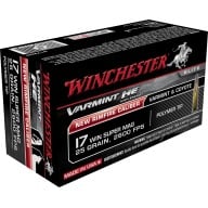 Winchester Ammo 17 WSM 25gr HE Varmint Poly Tip, Box of 50