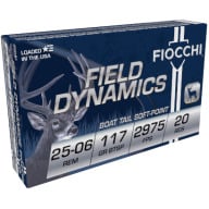 Product Name: FIOCCHI AMMO 25-06 REMINGTON 117gr PSP 20/bx 10/cs