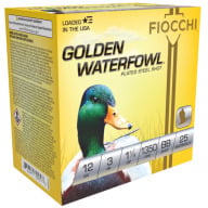 Product Name: FIOCCHI AMMO 12ga 3" GW-STEEL 1350fps 1.25 #BB 25b 10c