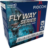 Product Name: FIOCCHI AMMO 12ga 3" SP-STEEL 1500fps 1-1/8 #4 25b 10c