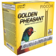 FIOCCHI AMMO 20ga 2.75" NICKEL 1245fps 1oz #7.5 25b 10c