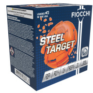 Product Name: FIOCCHI AMMO 20ga 2.75" STEEL 1225fps 7/8oz #7 25b 10c