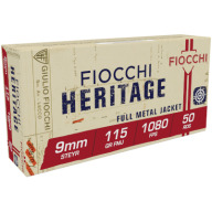 Product Name: FIOCCHI AMMO 9MM STEYR 115gr FMJ 50/bx 20/cs