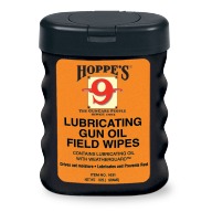 HOPPES LUBRICATING GUN OIL FIELD WIPES 10/CS