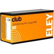 ELEY AMMO 22LR 40gr LDRN CLUB RIFLE 50/bx 100/cs