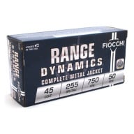 FIOCCHI AMMO 45 COLT 255gr CMJ 750fps 50/bx 10/cs