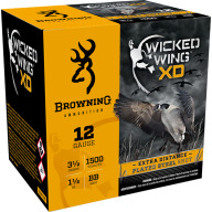 Product Name: BROWNING AMMO 12ga 3.5" 1.5oz 1500fps #BB 25/bx 10/cs