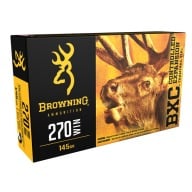 BROWNING AMMO 270 WINCHESTER 145gr BIG GAME BXC 20/bx 10/cs