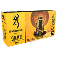 BROWNING AMMO 9MM LUGER 115gr FMJ 50/bx 10/cs