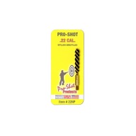 PRO SHOT 22c PISTOL BRUSH NYLON/BRASS CORE 12/CS