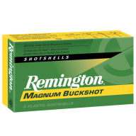 Product Name: REMINGTON BUCKSHOT 12ga 3" 1225 fps #000 10pel 5/bx 50/cs