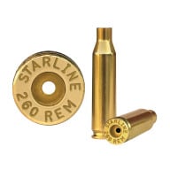 Starline Brass 260 Remington Unprimed Bag of 100