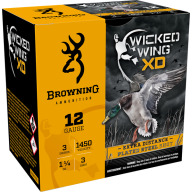 Product Name: BROWNING AMMO 12ga 3" 1-1/4oz #3 WICKED WING XD 25b 10c