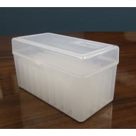 Peterson Flip-Top Plastic Box 50rd Medium 338 Lapua & 300 Win Mag