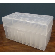 Peterson Flip-Top Plastic Box 50rd Small 308 / 6.5 Creedmoor / 260 / 243