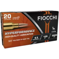Product Name: Fiocchi Ammo 6.5MM Creedmoor 129gr SST 20 per box