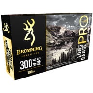 BROWNING AMMO 300 WINCHESTER MAG 195g MATCH RIFLE 20/bx 10/cs