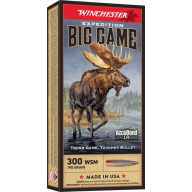 Product Name: WINCHESTER AMMO 300 WSM 190g ACCUBOND-EBGLR 20b 10c