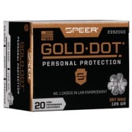 SPEER AMMO 357 MAG 125gr GoldDot-HP 20/bx 10/cs