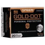 Product Name: Speer Ammo 357 Mag 158gr GoldDot-HP 20 per box