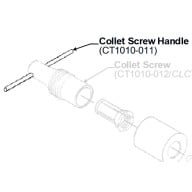 FORSTER COLLET SCREW HANDLE FOR CASE TRIMMER