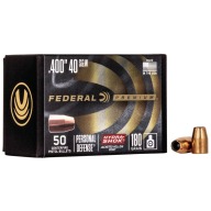 Federal 40c (.400) Hydra-Shok 180gr Bullet Box of 50