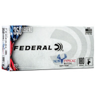 FEDERAL AMMO 350 LEGEND 180gr NON-TYPICAL SP 20/bX 10/c