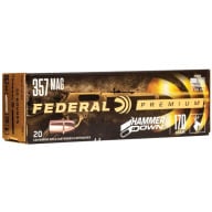 Product Name: FEDERAL AMMO 357 MAG 170gr HAMMER DOWN 20/bx 10/cs