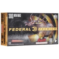 FEDERAL AMMO 300 WINCHESTER MAG 180gr SWIFT SCIROCCO 20b