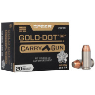 Product Name: SPEER AMMO 40 S&W 165gr GD CARRY GUN HP 20/bx 10c