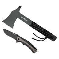 Product Name: SCHRADE 10" AXE & 3.5" FOLDER KNIFE COMBO SET