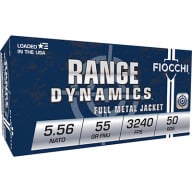 Product Name: FIOCCHI AMMO 5.56 NATO 55gr FMJBT 50/bx 20/cs