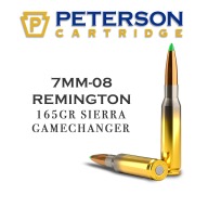 PETERSON AMMO 7MM-08 REMINGTON 165g TIPPED SIERRA GC 20b