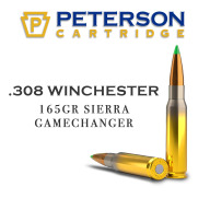 PETERSON AMMO 308 WINCHESTER 165gr SIERRA TGC 20/BX