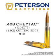 PETERSON AMMO 408 CT 415g CUTTING EDGE MTH 20b
