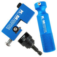 K&M MICRO ADJ NECK TURNER 50^ w/CARBIDE CUTTER