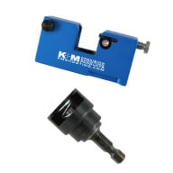 K&M Micro Adjustable Neck Turner for Large Calibers - Body Tool w/ Steel Cutter and Power Adapter