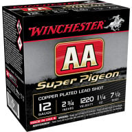 WINCHESTER 12ga SUPER PIGEON 12g 2-3/4" 1.25oz #7.5 25/bx