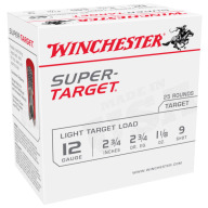 Product Name: WINCHESTER SUPER-TGT 12ga 2.75 1-1/8 #9 250/cs