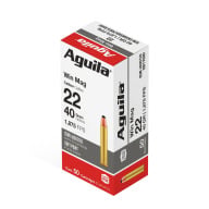 Product Name: AGUILA AMMO 22 WINCHESTER MAG 40gr SOFT POINT 50b 20cs