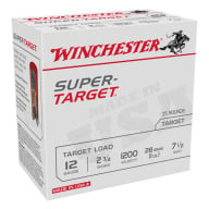 WINCHESTER SUPER-TGT 12ga 2.75 1oz 1200fps #7.5 250/cs