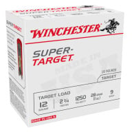 WINCHESTER SUPER-TGT 12ga 2.75 1oz 1250fps #9 250/cs